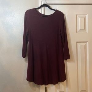 Burgundy tunic/dress